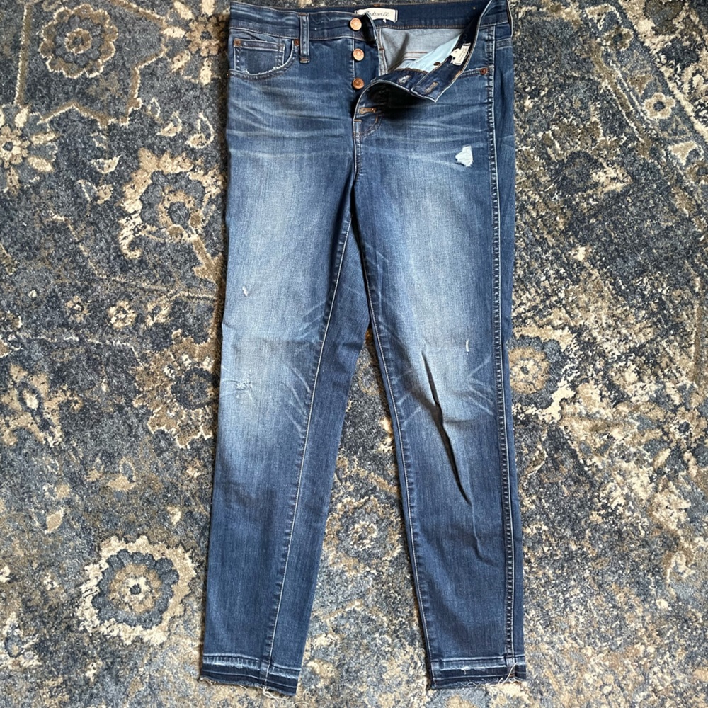 Madewell 10” high rise skinny Jean